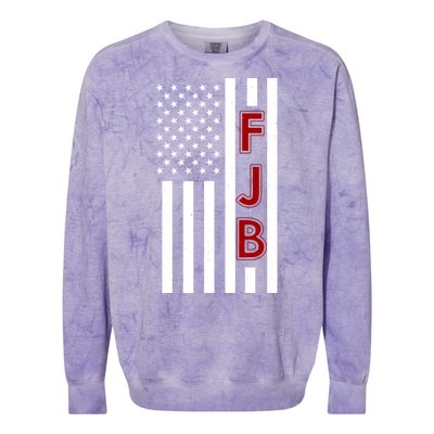 FJB American Flag Colorblast Crewneck Sweatshirt