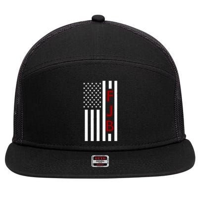 FJB American Flag 7 Panel Mesh Trucker Snapback Hat