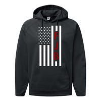 FJB American Flag Performance Fleece Hoodie