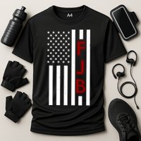 FJB American Flag Cooling Performance Crew T-Shirt