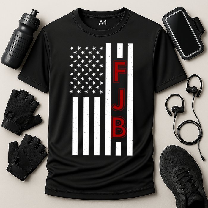 FJB American Flag Cooling Performance Crew T-Shirt