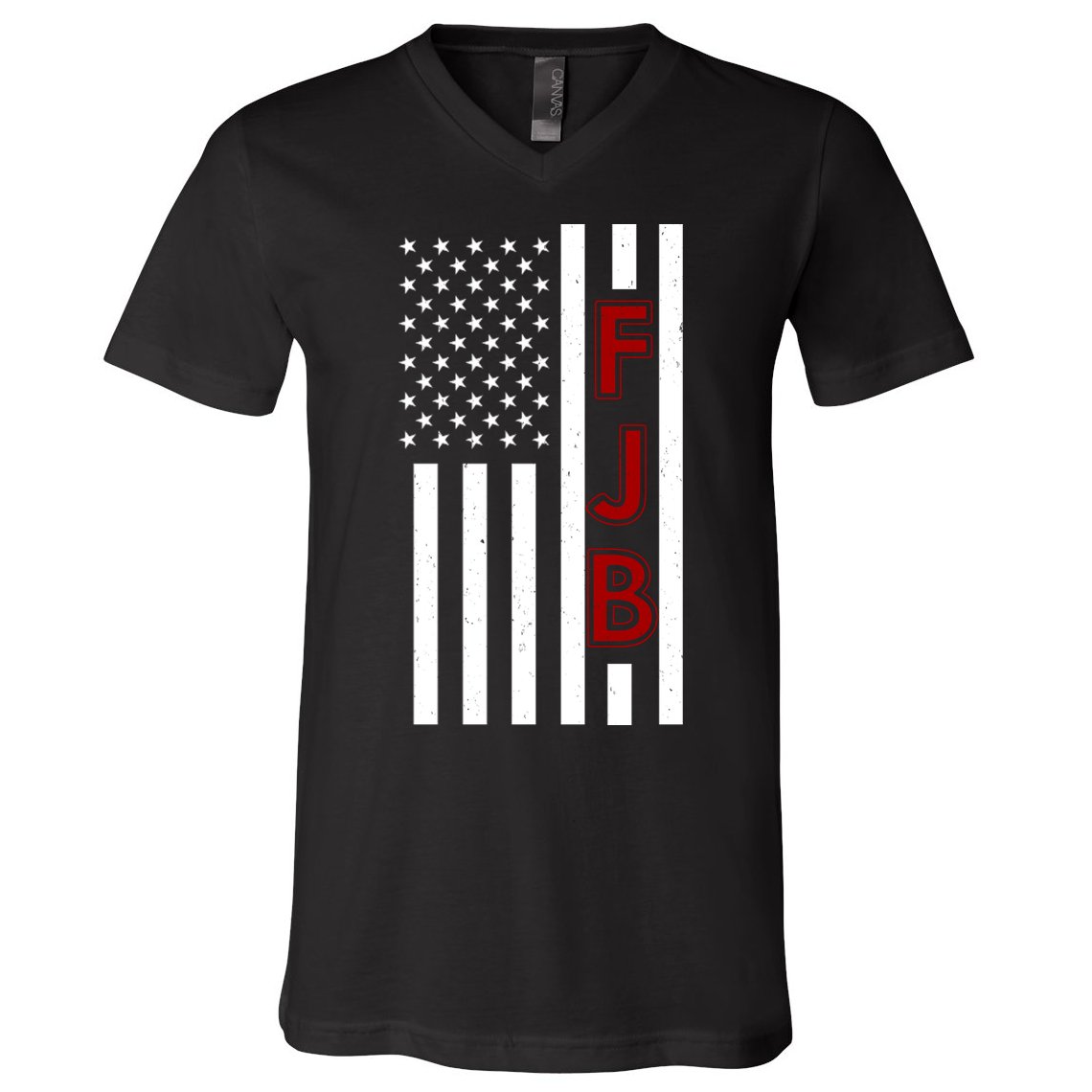 FJB American Flag V-Neck T-Shirt