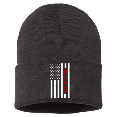 FJB American Flag Sustainable Knit Beanie