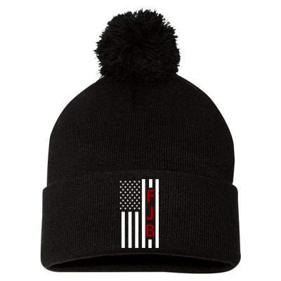 FJB American Flag Pom Pom 12in Knit Beanie