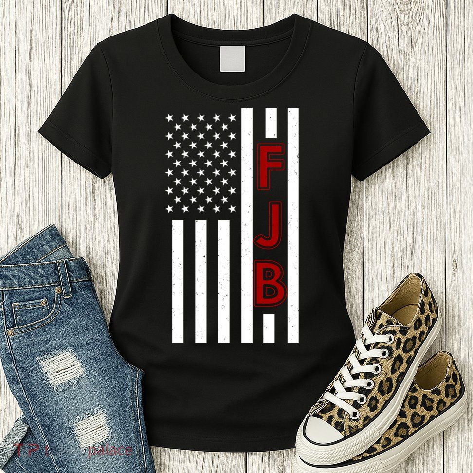 FJB American Flag Womens T-Shirt