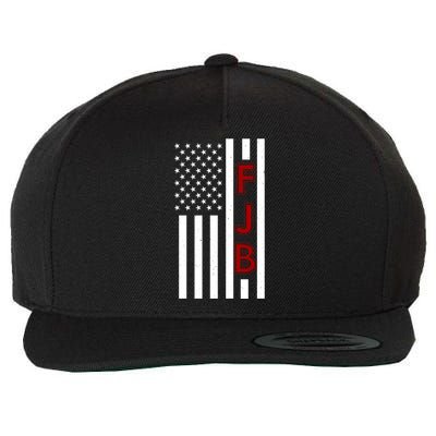 FJB American Flag Wool Snapback Cap