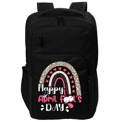 Funny April Fools Day Pranks Rainbow Quote April Fool's Day Impact Tech Backpack