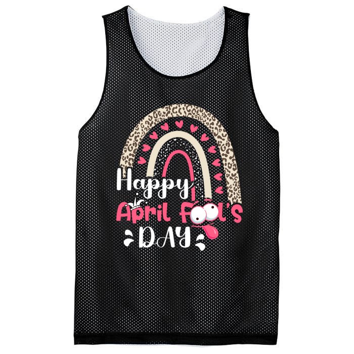 Funny April Fools Day Pranks Rainbow Quote April Fool's Day Mesh Reversible Basketball Jersey Tank