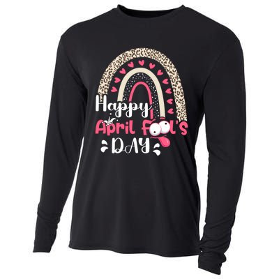 Funny April Fools Day Pranks Rainbow Quote April Fool's Day Cooling Performance Long Sleeve Crew