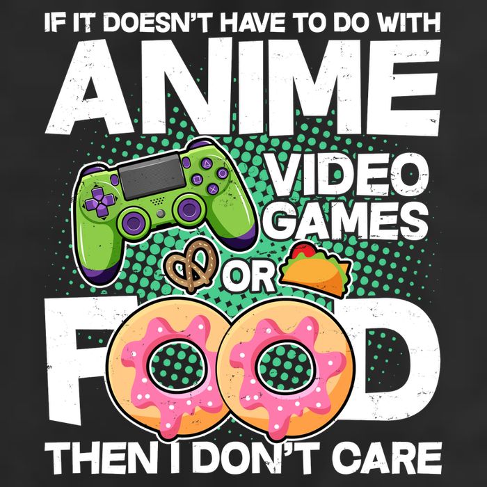 Funny Anime Food And Video Games Garment-Dyed Fleece Hoodie