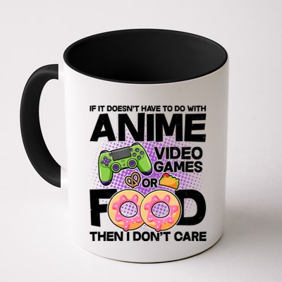 Funny Anime Food And Video Games Mug