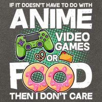 Funny Anime Food And Video Games Cotton Canvas Backpack