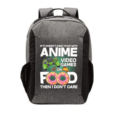 Funny Anime Food And Video Games Vector Backpack