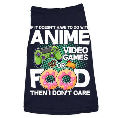 Funny Anime Food And Video Games Doggie Tank