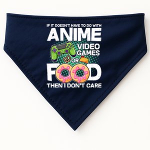 Funny Anime Food And Video Games USA-Made Doggie Bandana