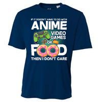 Funny Anime Food And Video Games Cooling Performance Crew T-Shirt