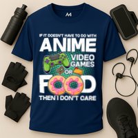 Funny Anime Food And Video Games Cooling Performance Crew T-Shirt