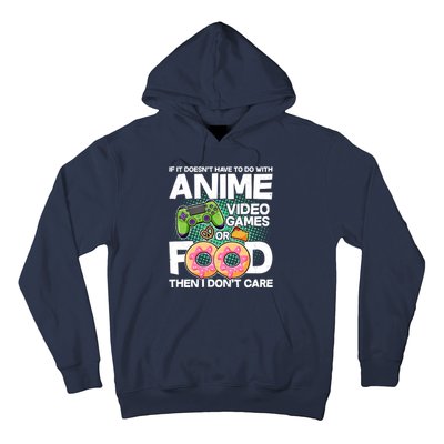 Funny Anime Food And Video Games Hoodie