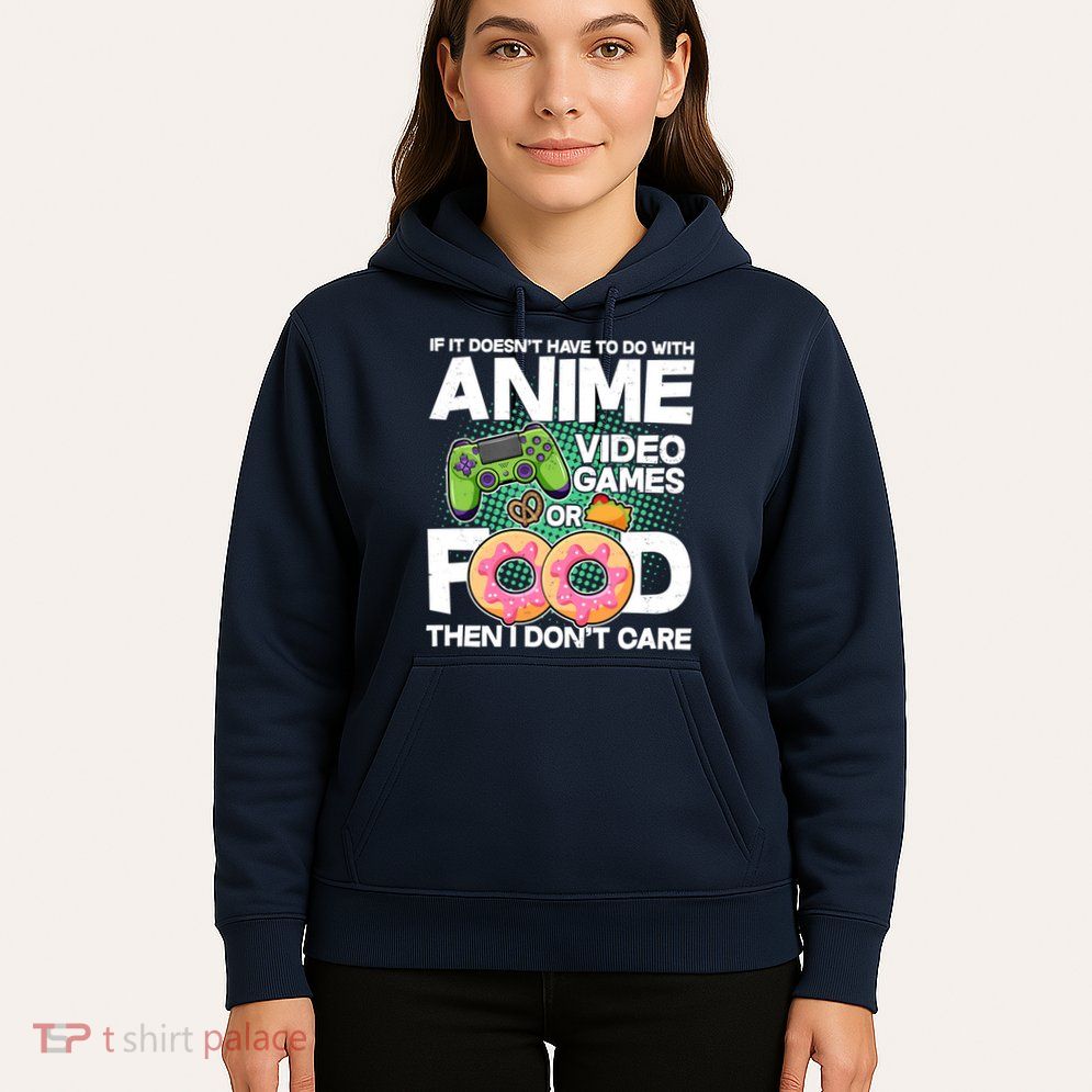 Funny Anime Food And Video Games Hoodie