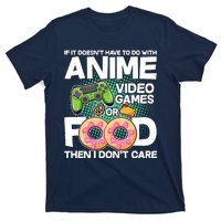 Funny Anime Food And Video Games T-Shirt