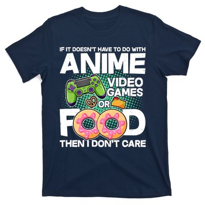 Funny Anime Food And Video Games T-Shirt