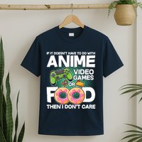 Funny Anime Food And Video Games T-Shirt