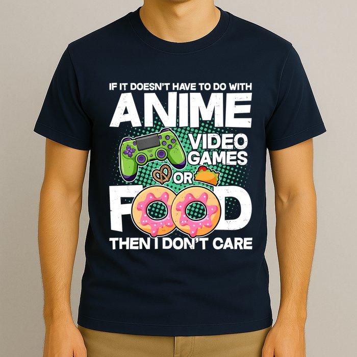 Funny Anime Food And Video Games T-Shirt