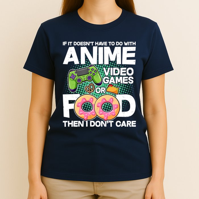 Funny Anime Food And Video Games T-Shirt