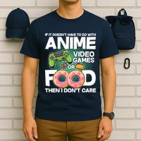 Funny Anime Food And Video Games T-Shirt