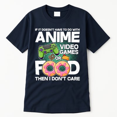 Funny Anime Food And Video Games Tall T-Shirt