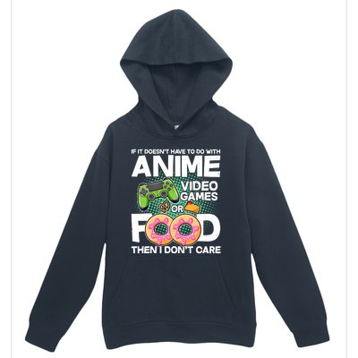 Funny Anime Food And Video Games Urban Pullover Hoodie