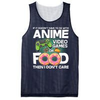 Funny Anime Food And Video Games Mesh Reversible Basketball Jersey Tank