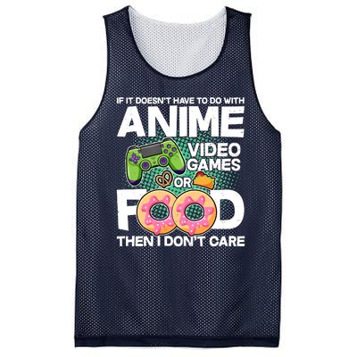 Funny Anime Food And Video Games Mesh Reversible Basketball Jersey Tank