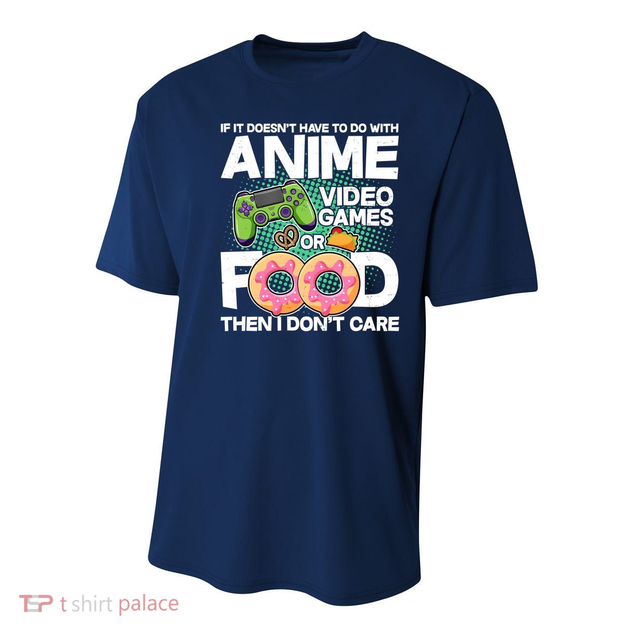 Funny Anime Food And Video Games Youth Performance Sprint T-Shirt