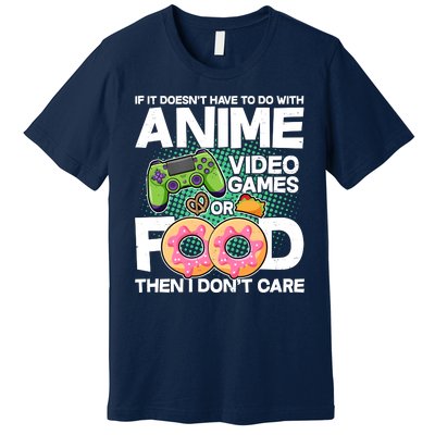 Funny Anime Food And Video Games Premium T-Shirt