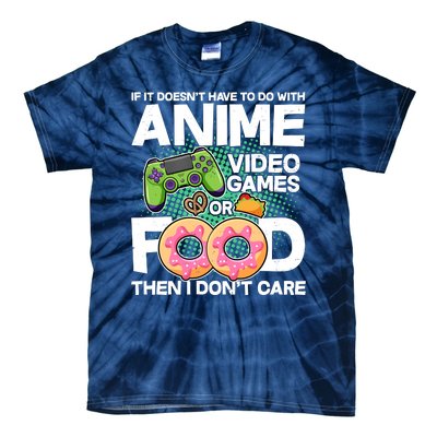 Funny Anime Food And Video Games Tie-Dye T-Shirt