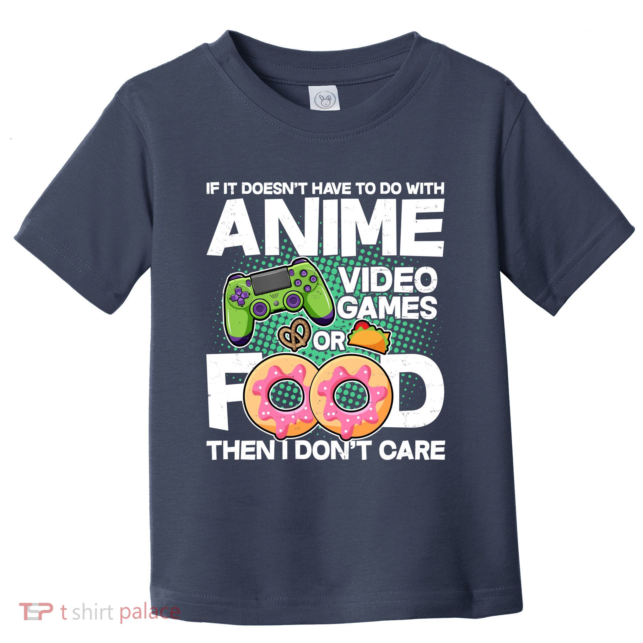 Funny Anime Food And Video Games Toddler T-Shirt