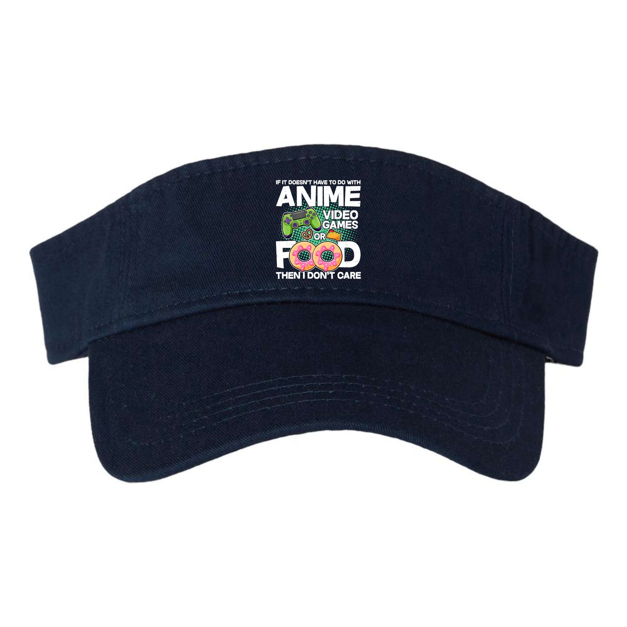 Funny Anime Food And Video Games Visor