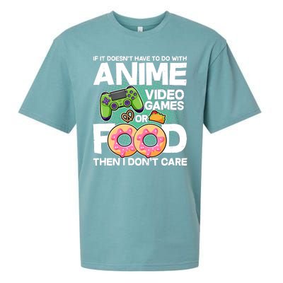 Funny Anime Food And Video Games Sueded Cloud Jersey T-Shirt