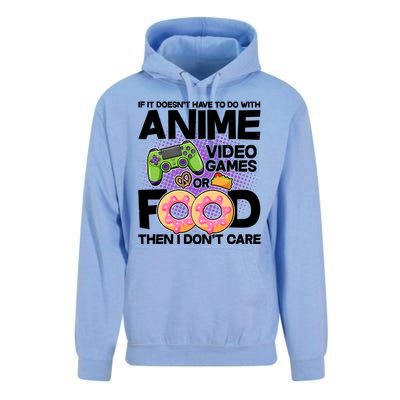 Funny Anime Food And Video Games Unisex Surf Hoodie