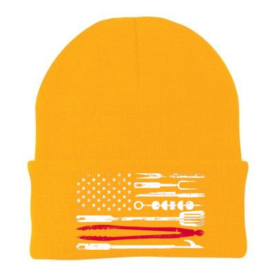 Funny American Flag Grilling Tools BBQ Grill Barbecue Tool Knit Cap Winter Beanie