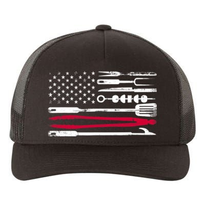 Funny American Flag Grilling Tools BBQ Grill Barbecue Tool Yupoong Adult 5-Panel Trucker Hat