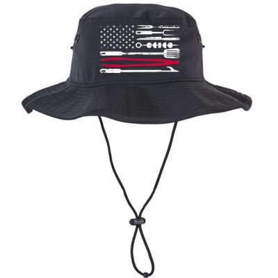 Funny American Flag Grilling Tools BBQ Grill Barbecue Tool Legacy Cool Fit Booney Bucket Hat