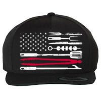 Funny American Flag Grilling Tools BBQ Grill Barbecue Tool Wool Snapback Cap