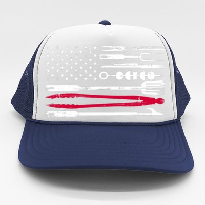 Funny American Flag Grilling Tools BBQ Grill Barbecue Tool Trucker Hat