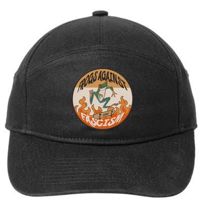 Frogs Against Fascism 7-Panel Snapback Hat