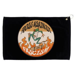 Frogs Against Fascism Grommeted Golf Towel