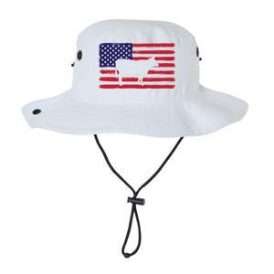 Farmer American Flag Cow Mom And Dad Gift Legacy Cool Fit Booney Bucket Hat