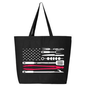 Funny American Flag Grilling Tools BBQ Grill Barbecue Tool 25L Jumbo Tote