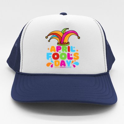 Funny April Fools Day 1st April Jokes Happy April Fools Day Trucker Hat